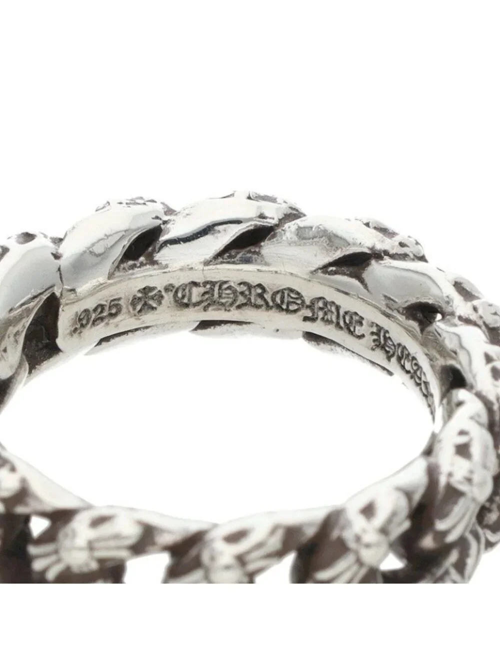Chrome Hearts Fancy Sml Extra Small Silver Ring